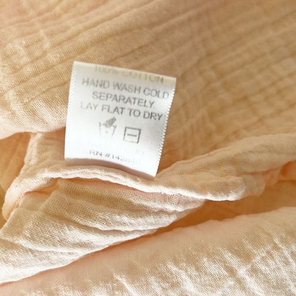 RHODE Crinkle Cotton Pink Oversized Midi Dress - Picture 8 of 12